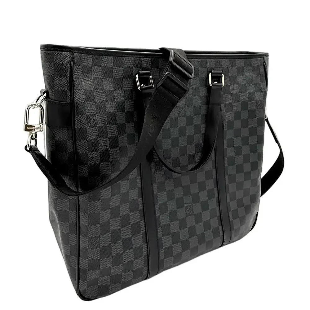 Tadao PM Damier Graphite Canvas Tote Bag